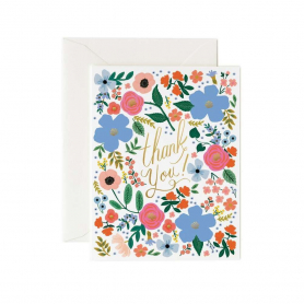 Boxed Set of Wild Rose Thank You Card|Rifle Paper
