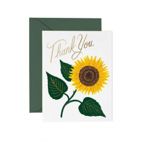 Boxed Set of Sunflower Thank You Cards|Rifle Paper