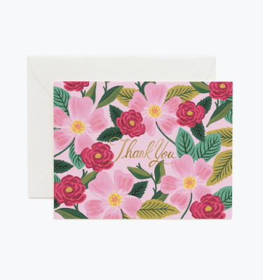 Boxed Set of Rose Garden Thank You Cards|Rifle Paper