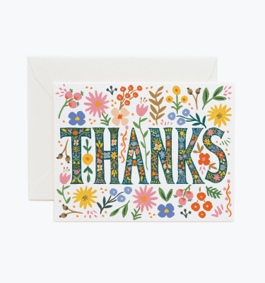 Floral Thanks Card|Rifle Paper