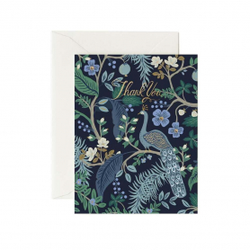 Boxed Set of Peacock Thank You Cards|Rifle Paper