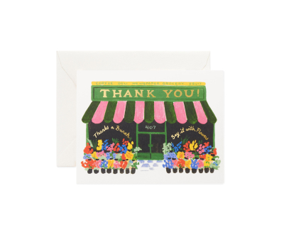 Flower Shop Thank You Card|Rifle Paper