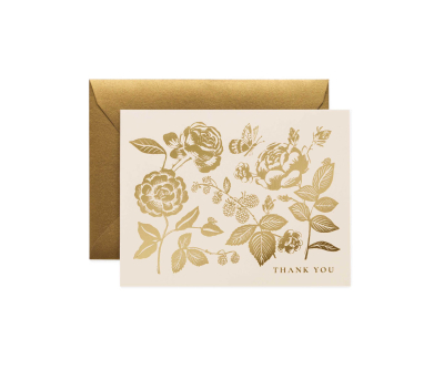 English Rose Thank You Card|Rifle Paper