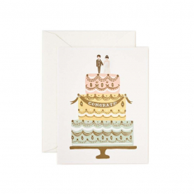 Congrats Wedding Cake Card|Rifle Paper