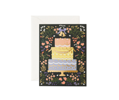 Woodland Wedding Cake Card|Rifle Paper