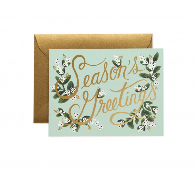 Boxed set of Mistletoe Season's Greetings Card|Rifle Paper
