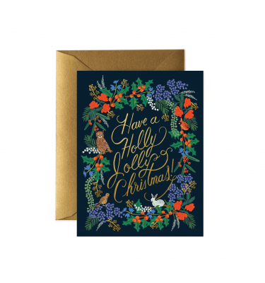 Boxed Set of Holly Jolly Christmas cards|Rifle Paper