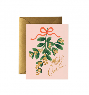 Boxed Set of Mistletoe Christmas cards|Rifle Paper