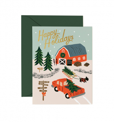 Boxed set of Holiday Tree Farm Cards|Rifle Paper