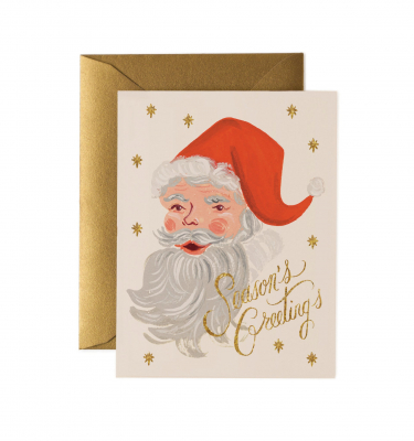 Boxed Set of Greetings From Santa Card|Rifle Paper
