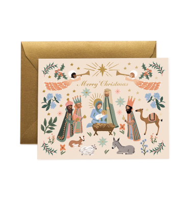 Nativity Scene Card|Rifle Paper