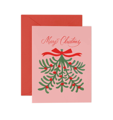 Boxed Set of Merry Christmas Mistletoe Cards|Rifle Paper