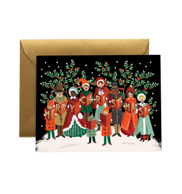 Boxed Set Of Christmas Carolers Cards|Rifle Paper