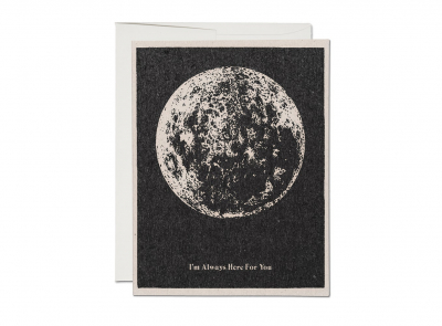 Here for You Moon|Red Cap Cards