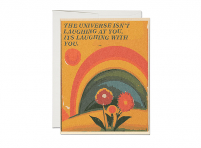 Universe Laughs|Red Cap Cards