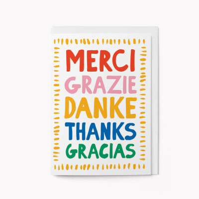 Merci Grazie Danke Thanks