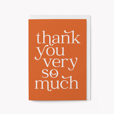 Thank You Very So Much