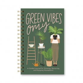 Houseplant Journal Green Vibes Only|Studio Oh