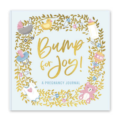 Bump For Joy! Pregnancy Journal (Blue)