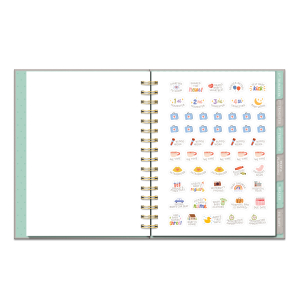 Countdown to Baby Undated Pregnancy Planner & Journal|Studio