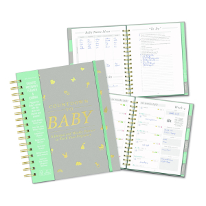 Countdown to Baby Undated Pregnancy Planner & Journal|Studio