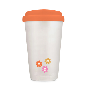 Don't Let It Ruin Your Day II Glass Coffee Tumbler with Sip-