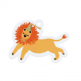 Pack of 8 Party Lion Die-Cut Gift Tags|Rifle Paper