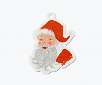 Pack of 8 Santa Die-Cut Gift Tags|Rifle Paper