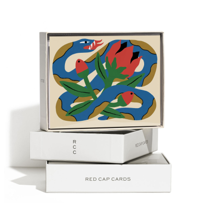Snake And Rose Everyday Boxed Set|Red Cap Cards