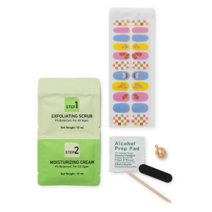 Checkerboard Blooms Hand & Nail Spa Kit|Studio Oh!