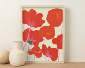 PRINT Poppies