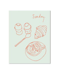 Brunch Art Print