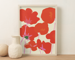 Poppies Art Print