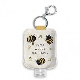 Don't Worry Bee Happy Hand Santitizer Holder|Studio Oh