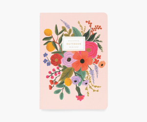 Assorted Set of 3 Garden Party Notebooks|Rifle Paper