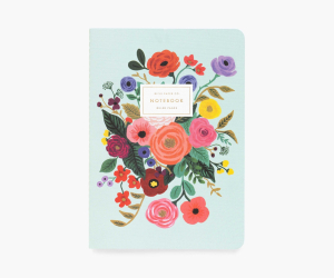 Assorted Set of 3 Garden Party Notebooks|Rifle Paper