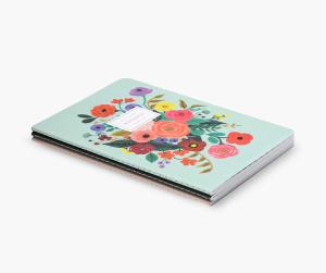 Assorted Set of 3 Garden Party Notebooks|Rifle Paper