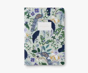 Assorted Set of 3 Peacock Notebooks|Rifle Paper