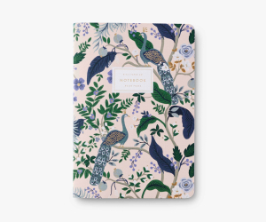 Assorted Set of 3 Peacock Notebooks|Rifle Paper