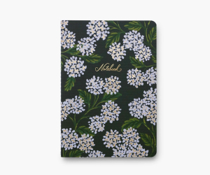 Assorted Set of 3 Hydrangea Notebooks|Rifle Paper