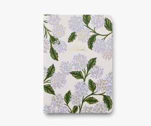 Assorted Set of 3 Hydrangea Notebooks|Rifle Paper
