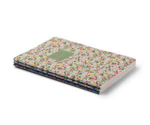 Assorted Set of 3 Rosa Notebooks|Rifle Paper