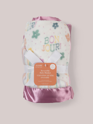 Reversible Baby Blankets Bonjour Bébé|JuJuBe