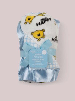 Reversible Baby Blankets Mr. Happy