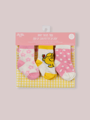 Baby Socks Trios Little Miss Sunshine