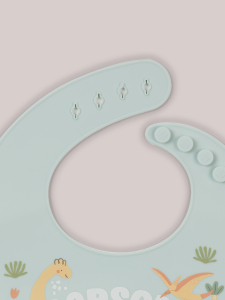 Silicone Bibs Roarsome|JuJuBe