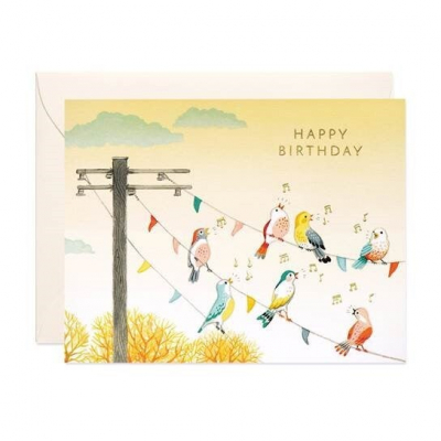 Birds On Wire Birthday