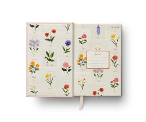 Birth Month Mini Embroidered Journal - January|Rifle Paper