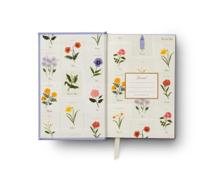 Birth Month Mini Embroidered Journal - February|Rifle Paper