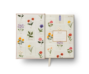 Birth Month Mini Embroidered Journal - March|Rifle Paper